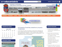 Tablet Screenshot of educantabria.es