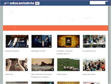 Tablet Screenshot of educantabria.tv